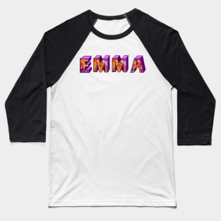 Top 10 best personalised gifts 2022  - Emma- personalised,personalized custom name with flowers Baseball T-Shirt